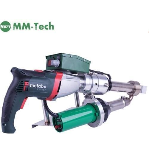 HDPE/PP/PE plastic extruder soldering extrusion welder hot air semi automatic welding gun for pipe