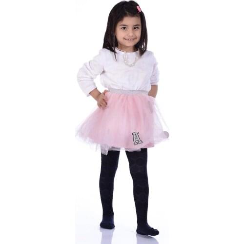Idilfashion Honeycomb Pattern Female Child Pantyhose Socks Ç-ART111 (3'LÜ PACKAGE)