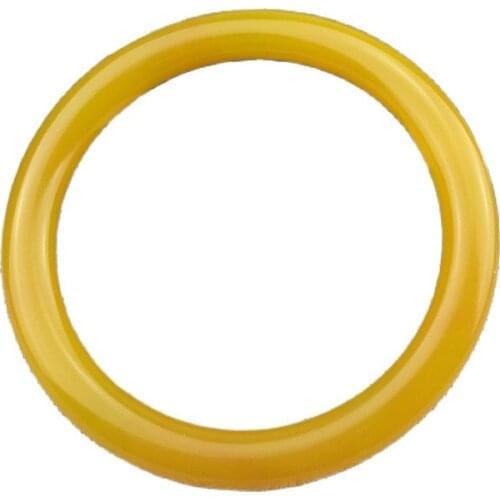 Chinese Hand-Carved Hetian Topaz Bracelet Womens Round Bracelet