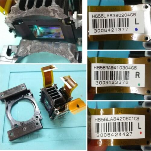 Projector LCD Panel Set For projector LCD Prism Assy H656 Whole Block Optical Assembly For S31