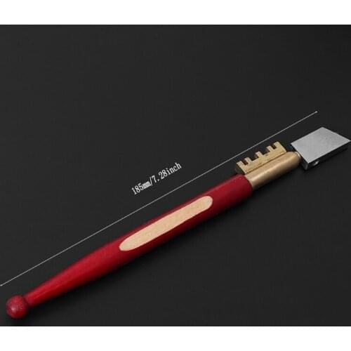 Professional Diamond Antislip Wood Handle Oil Feed Glass Cutter Cutting Tools