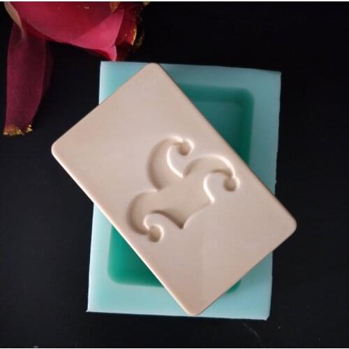 PRZY Silicone Mold Soap Molds Rectangle Poker Card Joker Soap Making Moulds Resin Clay Molds Eco-friendly QT0228