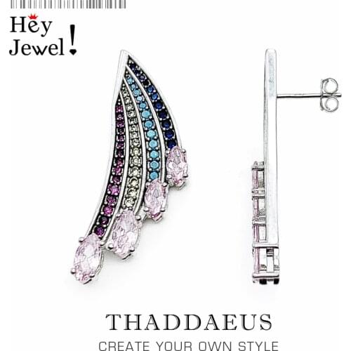 Earrings Bright Hummingbird Wing Bohemia Unusual Rainbow Women Gift 2021 Summer High Quality 925 Sterling Silver Fine Jewelry