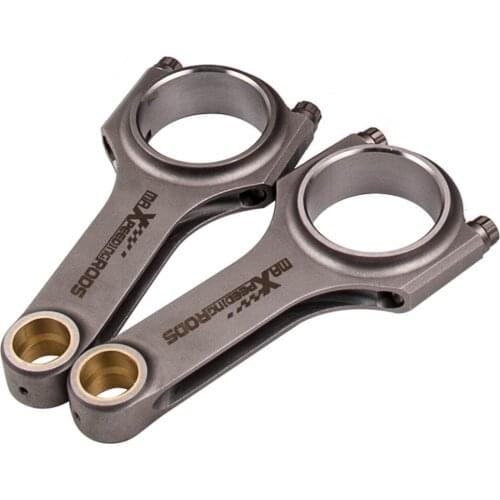 Connecting Rods Rod for Fiat 500 Old Model 2cyl 124mm ARP2000 Bolts Conrods Pleuel 800BHP