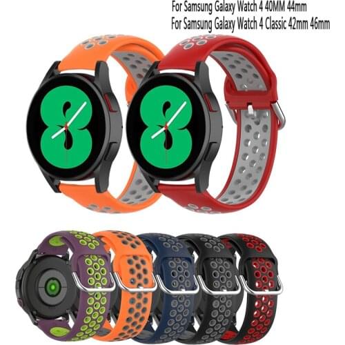 Sport TPE Strap For Samsung Galaxy Watch 4 44MM 40mm Watch Band Wristbands Bracelet For Galaxy Watch 4 Classic 42m 46mm