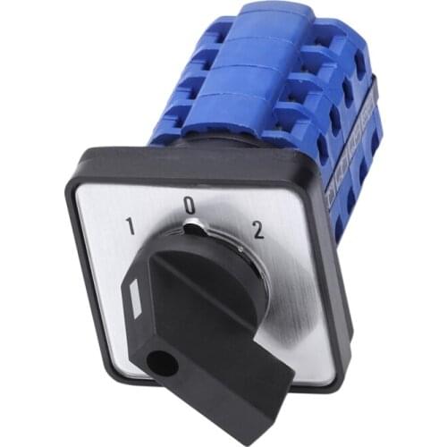 SZW26-20/D404.4 660V 20A 3 Position Panel Mounting Select Rotary Cam Changeover Switch