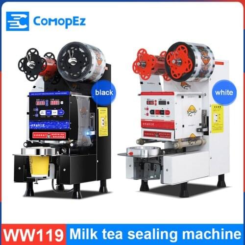 Intelligent Automatic Soymilk Sealing Cup Electromechanical Eye Sensor Manual Automatic Two-in-one Film Machine 110V/220V