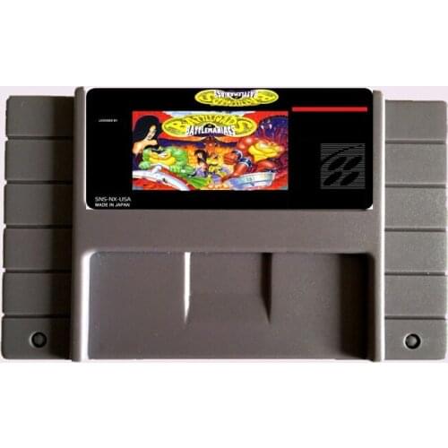 High Quality 16 Bit Battletoads in Battlemaniacs NTSC Big Gray Game Card For USA Version Game Player