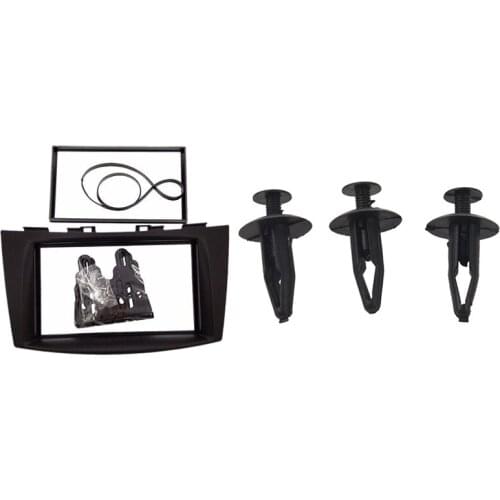 50x 7mm Hole Rivet Push Retainer Bumper Clip & 1x for Suzuki Swift 2011-2016 2Din Audio Panel DVD Navigation Panel Frame