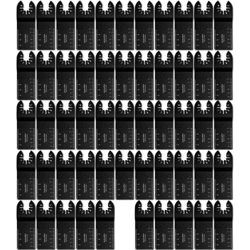 50Pcs Wood Oscillating Saw Blades Professional Multitool Quick Release Saw Blades Fit Porter Cable Rockwell Makita Black Decker