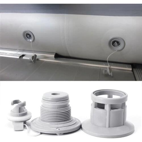 6 Holes Inflatable Boat Raft Boating Drifting Canoe Accessorie Air Valve Adapter Cap
