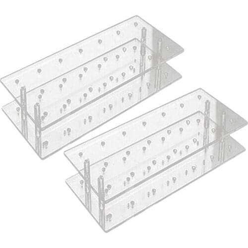 2-Pack 21 Hole Acrylic Lollipop Holder for Weddings Baby Showers Birthday Parties Anniversaries Cake Lollipop Stand