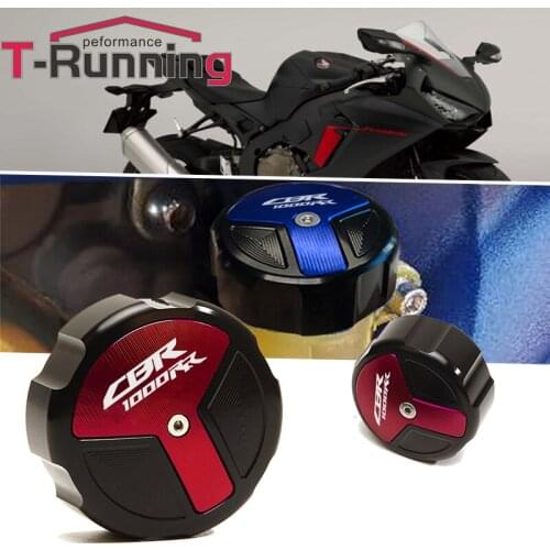 Motorcycle Accessories CNC Aluminum Rear&Front Brake Fluid Reservoir Cap Cylinder Cover For Honda CBR1000RR CBR 1000RR 2004-2017
