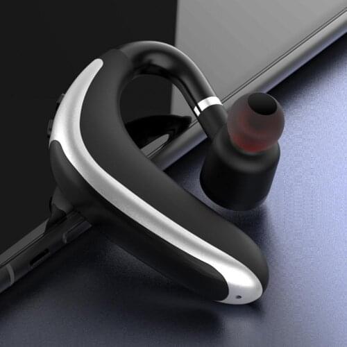 Bluetooth 5.0 Wireless Headset Ear-Mounted Earphone with High Power Long Standby and Mic