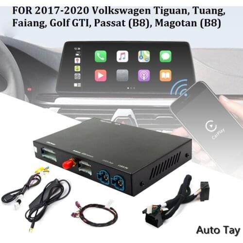 Wireless Auto Android 9.0 for Apple CarPlay Suitable for 2017-2020 Volkswagen Tiguan/Tuang/Faiang/Golf GTI/Passat B8/Magotan B8