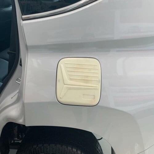 For Mitsubishi Pajero Sport Montero Sport 2019-2021 Carbon Fiber Fuel Tank Cover Gas Tank Cover Trim Car Styling Accessories