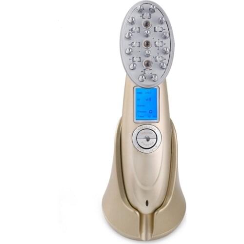 Electric Laser Hair Growth Comb Prevent Anti Hair Loss Therapy Infrared Red Light Hair Growth Comb Scalp Vibration Massager