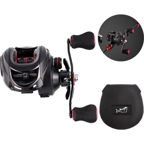 Baitcasting Reel 18 Ball Bearings Spinning Fishing Reel 7.2:1 Gear Ratio Magnetic Brake Left Right Hand Lure Bass Fishing Reel