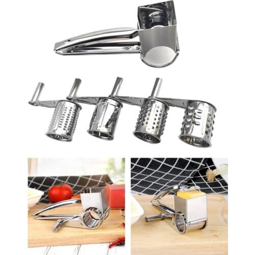 Kitchen Cheese Grater Cutter Cheese Shredder Manual Rotary Grater Gadget