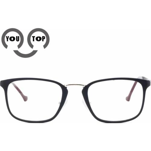YOUTOP Square Optical Frames Mens FashionableLightweight Eyeglasses womens Myopia glasses Striped Ultem eyewear 2062