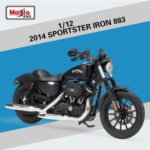 Maisto 1:12 Scale 2014 SPORTSTER IRON883 Metal Diecast Sport Race Motorcycle Model Motorbike