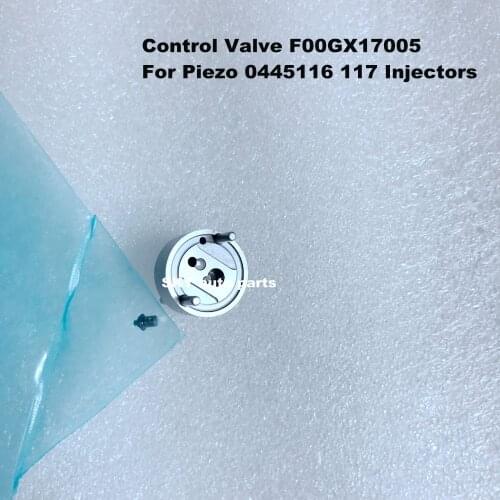 Diesel Injector Piezo Control Valve F00GX17005 Injection Repair Kits Control Valve for Piezo 0445116 117 Injectors(6PCS)