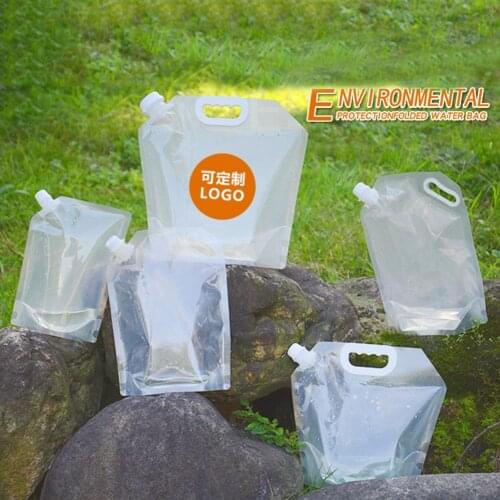 3L/5L Foldable Water Tank Container Bisphenol-A Free Portable Driving Water Bag Outdoor Cooking Picnic BBQ Water Bucket