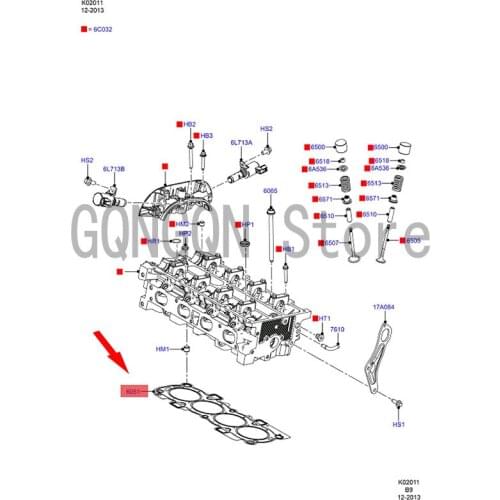 CAR Cylinder Bed Gasket For dMo nd eoE cos po rtF ies taE sco rtF oc us Cylinder Gasket Valve Cover Gasket Cylinder Gasket Seal