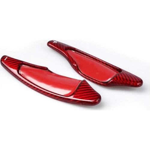 Carbon Fiber Steering Wheel Shifter Paddle Shift Extensions for Chevrolet Camaro Corvette C7 2016-2019 Accessories