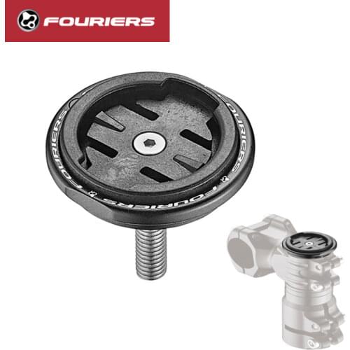 Fouriers Bike Stem Top Cap Headset Cover Bicycle Computer Mount for GARMIN Edge Bryton MIO