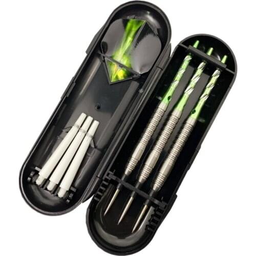 Professional 23 Grams 90% Tungsten Steel Tip Darts Aluminium Shafts with Storage Case Set Outdoor Indoor Game