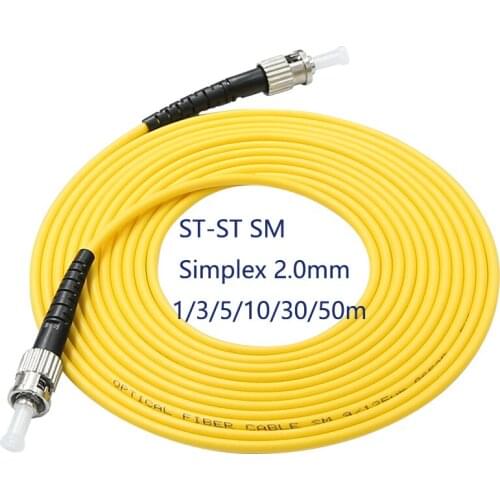5PCS/bag ST/ UPC-ST/ UPC Simplex mode fiber optic patch cord Cable 2.0mm or 3.0mm FTTH fiber optic jumper cable