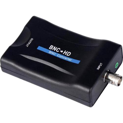 BNC To HDMI Converter Adapter 1080P/720P Compatible with PAL/NTSC Video Audio Conversor Adapter for Camera/CCTV/Game Console/TV