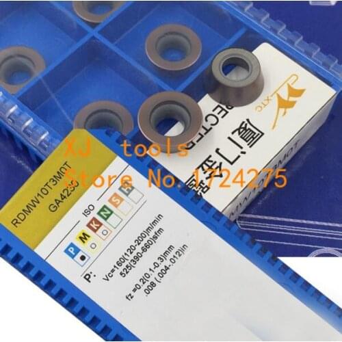 Free Shipping 10pcs RDMW10T3MOT GA4230, milling insert RDMW 10T3 MOT