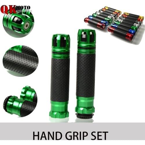 For Kawasaki Z300 Ninja 250R SE 300 EX250-L Ninja ZX6R 636 2008 - 2016 Motocross Hand Grip Motorcycle Grips Bar Handlebar Handle