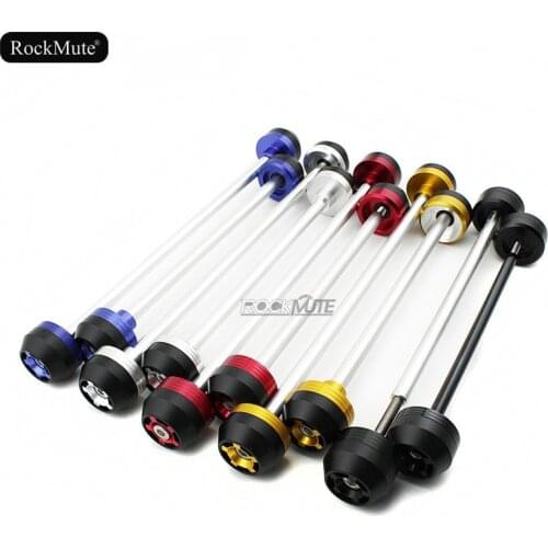 For Yamaha MT-07 FZ-07 2014-2020 Front Rear Axle Fork Wheel Sliders Crash Protector Motorcycle Falling Protection 15 16 17 18 19