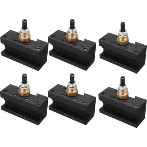 GTBL 6PCS Tooling Package Mini Lathe Quick Change Tool Post & Holders Multifid Tool Holder