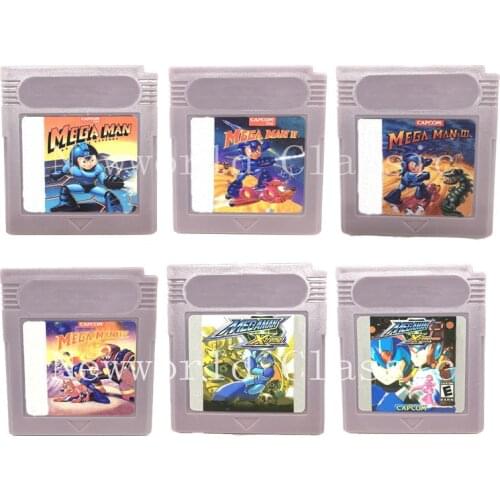 Mega Man Series for 16 Bit Game Console for Video Game Cartridge Card for General US/EU Version