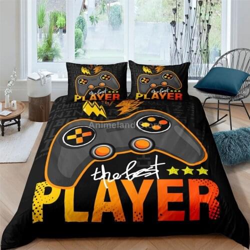Gamepad Bedding Set Kids Game 3d Bed Linen Quilt Duvet Cover Sets Home Textile Decor Twin Single Queen King Size Boys Gift Gamer