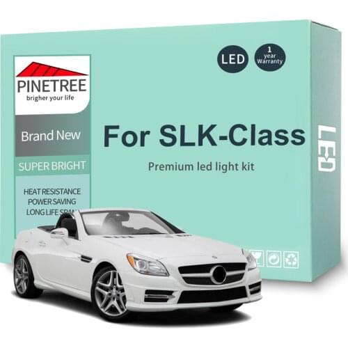 Led Interior Light Kit For Mercedes Benz MB SLK Class R170 R171 R172 1996-2015 LED Bulbs Canbus
