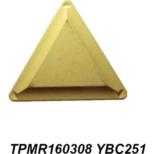 Original TPMR 160308 TPMR160308 YBC251 CNC Milling Cutter Insert Tool Holder For External Machining Lathe Tools Carbide Insert