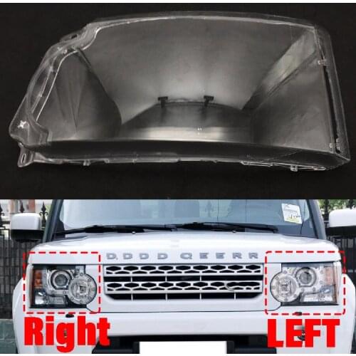 Wooeight Car Front Replacement Auto Shell Cover Clear Shade Cap Headlamp Lens Fit For Land Rover Discovery 4 LR4 2010 2011 -2013
