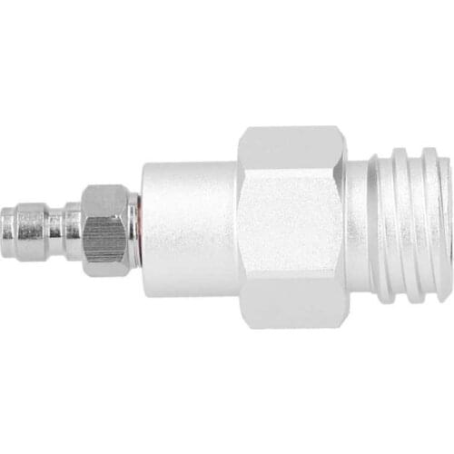 Beer beer brewing CO2 Tank Adapter Quick Disconnect Connector Replacement for Soda Supplies Silver home brew keg