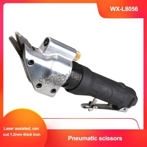 1PC Pneumatic Scissors Pneumatic Shear Pliers Gold Steel Mesh Shears WX-L8056 Laser Assisted Three-blade Pneumatic Tools