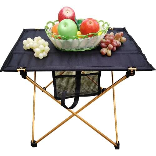 Portable Hiking Travel Picnic Barbecue Fishing Furniture Ultra Light Outdoor Folding Table