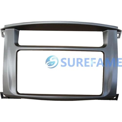 Double Din Car Radio Face Plate Frame for Lexus LX470 Land Cruiser 100 Fascia Panel Audio Dash Mount Kit Adapter Bezel Facia