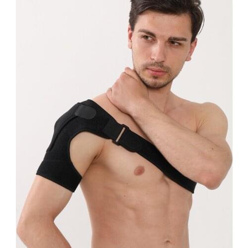 Adjustable Shoulder Support Bandage Protector Brace Left/Right Universal Shoulder Strap Sport Gym Compression Guard Protect Belt