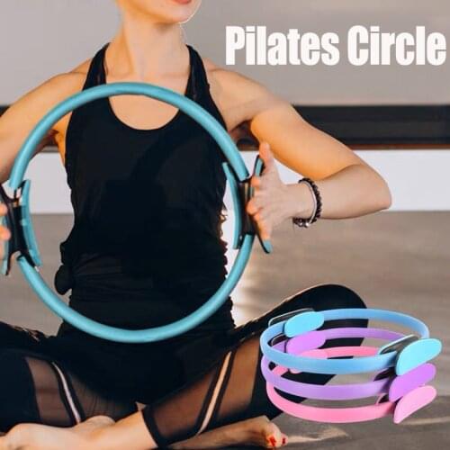Yoga wheel roller for fitness sports exercise pilates ring bodybuilding equipment Home workout cork magic bolster yoga circle