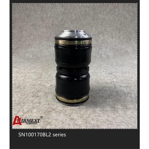 SN100150BL2-DT2 /Fit D2 racing shocks Thread M50*2-48) /Air suspension Double convolute rubber airspring/airbag shock absorber