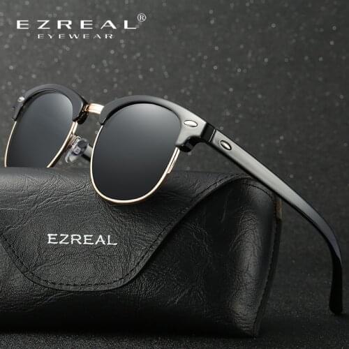 EZREAL Fashion men Polarized Sunglasses Men Original Brand Designer SunGlasses women Polaroid Gafas De Sol Vintage Oculos De Sol